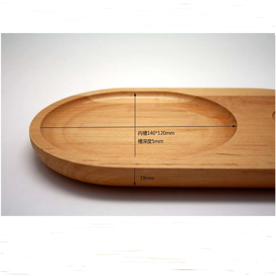 Food grade Wooden Serving Tray cocktail plates